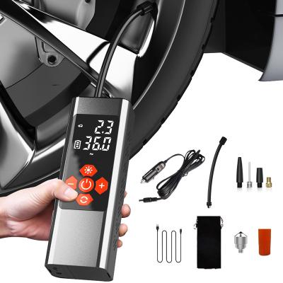 China Portable Emergency Light New Arrival Air Compressor Tire Inflator Compressor Car Jump Starter with Digital Tire Inflator Tire Inflator for sale