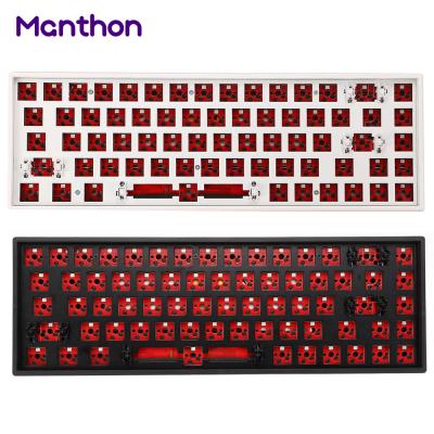 China Anti-Ghosting FEKER 68 Keys Hotswap Mechanical Keyboard DIY Customized Kit With Fashion BT 2.4Ghz NKRO Triple Backlit Mute Cotton for sale