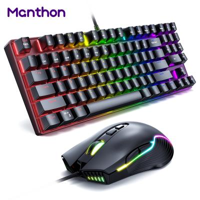 China Anti-drop USB Gamer Gaming Alfombra Para Mini Mecanico Teclado Y Mouse Mause Raton Kit for sale