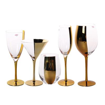 China European Multicolor Red Wine Glassware Set Party Red Wine Glass Set Colored Cup For Sale for sale