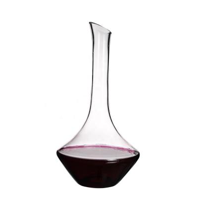 China Cystal Telsen1500ML Large Decanter Crystal Red Wine Brandy Champagne Handmade Glass Wine Decanter For Bar for sale