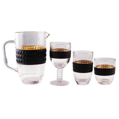 China Safe Ware Factory Food Grade Wholesale Machine Pressed Food Grade Wine Glass Pressed Goblet for sale