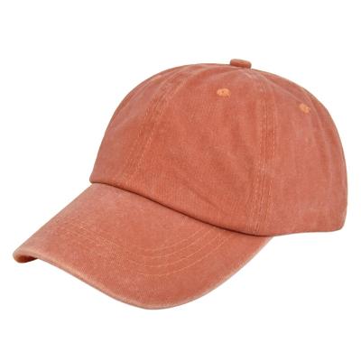 China 6-Panel Hat Washed Cotton Distressed gorras Hats sports caps Adjustable Dad Hat for sale