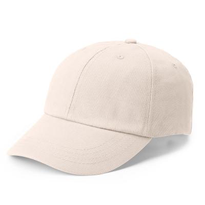 China 6-Panel Hat Solid Color twill cotton plain soft top 3d embroidery sports baseball cap Dad hats for sale