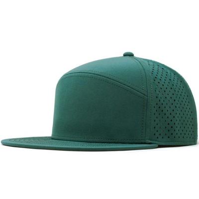 China 6-Panel Hat Snapback Cap Mesh Trucker Hats Caps Customizable Laser Cut Holes for sale