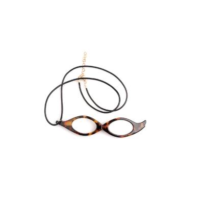 China 2021 New Fashion PC Presbyopic Glasses Unisex Thin Hanging Necklace Portable Reading Glasses for sale