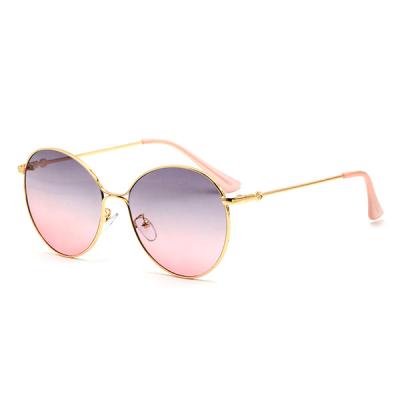 China Wholesale 2021 fashion ellipse metal women lady sunglasses fashion sunglasses manufacturer professionals the latest new for sale