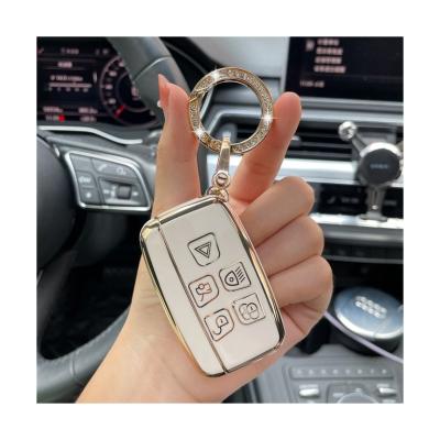 China Protect Decorate Key Ring Car Key Cover Car Key Cover For Range Rover Sport A9 Discovery 2 3 4 Evoque Freelander Jaguar XF A8 A9 X8 XJ XE XFL XJL XF for sale