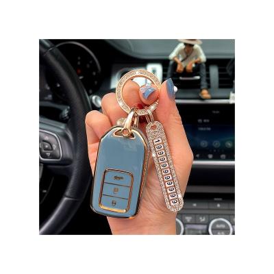 China Protect Decorate Car Key Case Key Shell Set For Honda CR-V ECT CIVIC ODYSSEY Key Chain Holder ACCORDall-included Shell Ca Accessories for sale