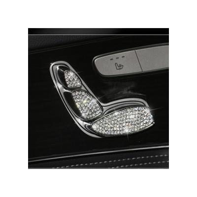 China Bling Bling Crystal Wholesale Car 3D Rhinestone Trim Sticker Car Interior Crystal Diamond Styling Sticker For Mercedes Benz for sale