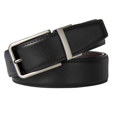 China PU Belt Mens Jeans Designer Leather Reversible Buckles Belt for sale