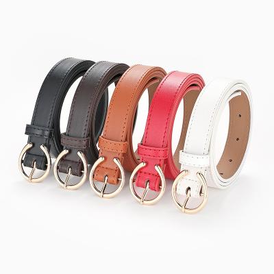 China PU Belt Women PU Leather Belt For Jeans Pants Plus Size Western Design Belt Alloy Buckle for sale