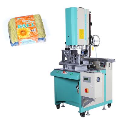 China Building Material Shops Semi-Automaticc Ultrasonic Welding Machine For Kitchen Sponge Scrubbing Pad Price for sale