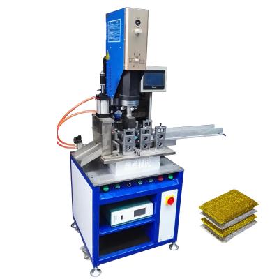 China Factory Strong Power Plate Sponge Scrubber Ultrasonic Sealing And Cutting Machine for sale