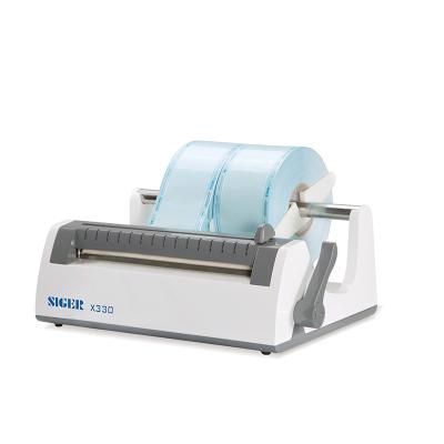 China High quality 5*20 F10AL250V Siger sealing machine X330 machine easy maintenance options of dental sterilization paper roll seal machin for sale