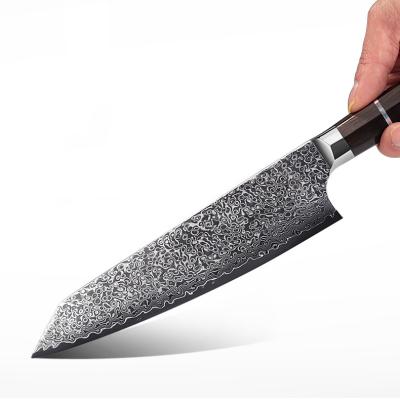 China Minimalist IGER CHEF KNIFE Damascus Knife 8inch Knife Meat Vegetable Cooking Professional Kitchen Without Laser Pattern Blade for sale