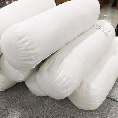 China Luxury Anti-Static Down Feather Pillow Cushion Pillows Sofa Cushions Solid Color Long Cylindrical Round Pillow for sale