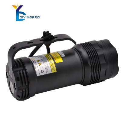 China 5000 Lumens High Power LED Aluminum Alloy Camping Rechargeable Diving Flashlight for sale