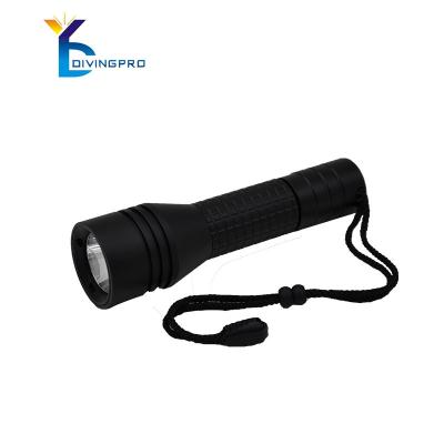 China High Quality Magnetic Switch Aluminum Alloy Underwater Led Portable Diving Lamp Diving Flashlight for sale