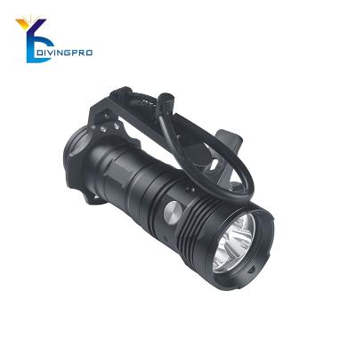 China LED Camping Rechargeable Torch 30W 2000 Lumen Underwater Diving Camping Flashlights for sale