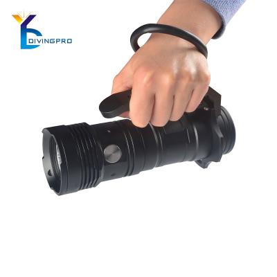 China High Brightness LED Camping Rechargeable Portable Diving Camping Flashlight for sale