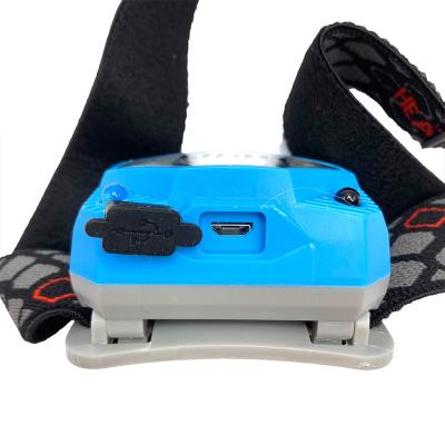 China New Product Aluminum Alloy Mini Waterproof Headlamp Portable Head Hard Plastic Torch Light for sale