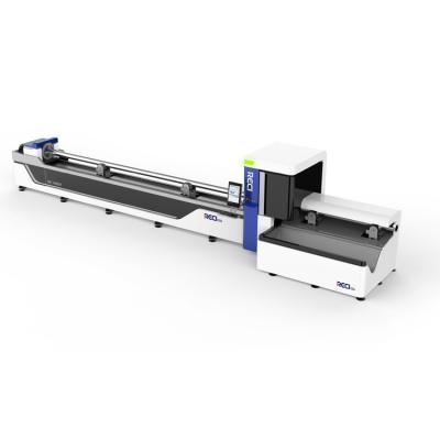 China 1500w 2000w water cooled tube pipe fiber laser cutting machine for stainless steel iron brass aluminum for sale