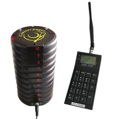 China Waterproof Pager Wireless Restaurant Guest Background Pager Can Link POS System for sale