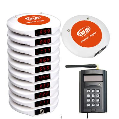 China Customized Wireless Logo Coaster Pager Competitive Price Calling System For Restaurant Cafe for sale