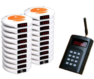 China Customized Coaster Pager Ready Logo To Board Restaurant Customer Queue Coaster Wireless Pager System for sale