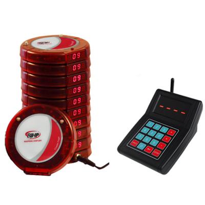 China long term & Waterproof Wireless Restaurant Guest Order Alert Paging System for sale