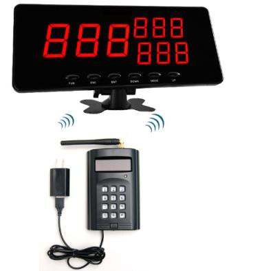 China Waterproof Wireless Queue Number BJHP Calling System For Restaurant Waiter for sale