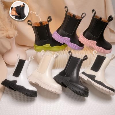 China Round FashionSpring and Chelsea Boots For Boys from Autumn Shoes New Children and Girls and Kids and Durable Kids for sale