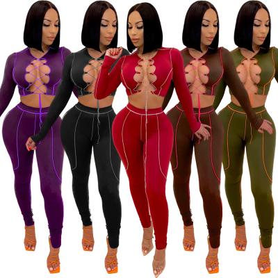 China 2021 QUICK DRY Autumn Casual Set Two Piece Set Women Clothing Plain Tracksuits 2 Piece Set Women Casual Outfits for sale