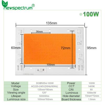 Κίνα 150W χάντρες λαμπτήρων των υψηλών αγωγιμότητας εναλλασσόμενου ρεύματος σπαδίκων υψηλής δύναμης οδηγήσεων αργιλίου προς πώληση