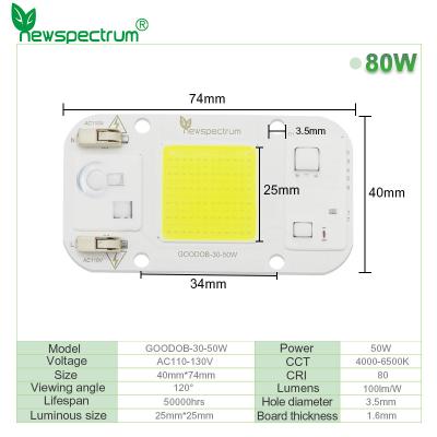 China Lâmpadas de iluminação COB Cob LED Chips Dimensão 25mm Alta condutividade térmica à venda