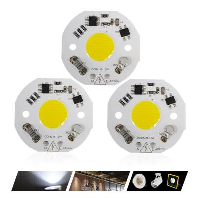 China Modulo LED inteligente COB personalizado 12W sin conductor lineal para focos en venta