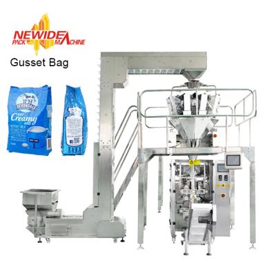 China High Quality Vertical Gusset Bag Granule Packing Machine With Multi Weigher for sale