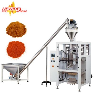 China Full Automatic Pepper Powder Pouch Packaging Machine With Auger Filler for sale