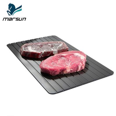 China China Supplier Amazon Selling Viable Hot Non-stick Aluminum Thawing Dish Quick Defrosting Tray For Frozen Food for sale