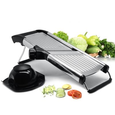 China Viable as seen on Amazon TV Home Kitchen Appliances Stainless Steel Professional Adjustable V-Blade Mandoline Vegetable Slicer for sale