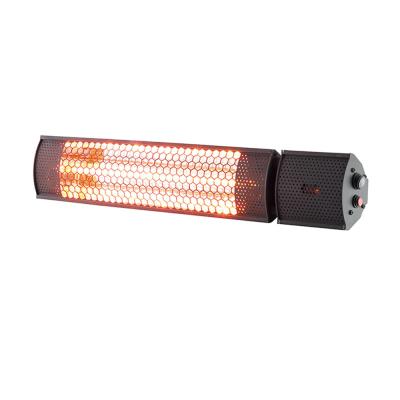 China Wholesale Factory Price Gold IP55 Outdoor Halogen Remote Control Wall Mounted Electric Heater for sale