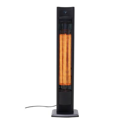 China Outdoor Factory Direct Modern Remote Control Electric Free Standing Patio Heater With 2 Power for sale