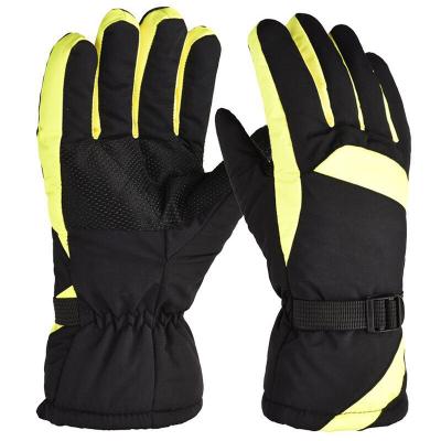 China Soft Outdoor Snow Gloves Shear Liner Mens Winter Full Finger Ski Gloves for sale