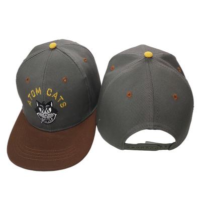 China 2021 Gray Color Fashion Hat COMMON Hot-selling Baseball Caps Customized Logo Popular for sale