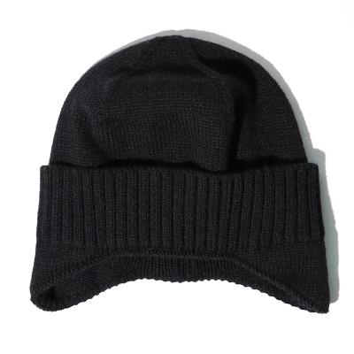 China COMMON winter knit free hat earflap knit pattern riding sport beanie for sale