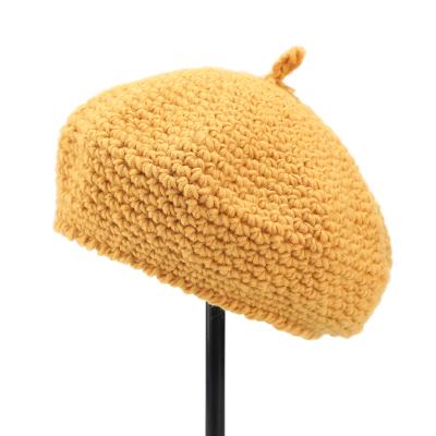 China Fashion New Image 2021 Knitted Winter Beanies Lady's Beret Hats for sale