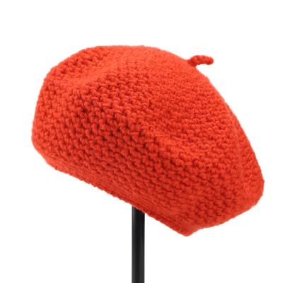 China Image Men And Women Fashion Warm Beret Hat Retro Beret Hats For Winter for sale