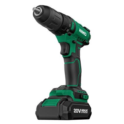 China High Quality Variable Speed ​​Power Drills 20V Cordless Impact Drill 1300mA-2000mA for sale