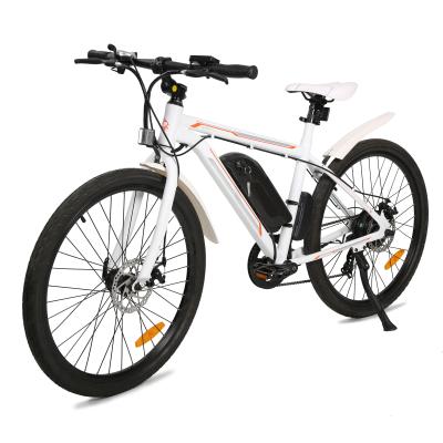 China Aluminum alloy professional city wheelset 26inch steel 1.95 mountain city electric bike with battery for sale